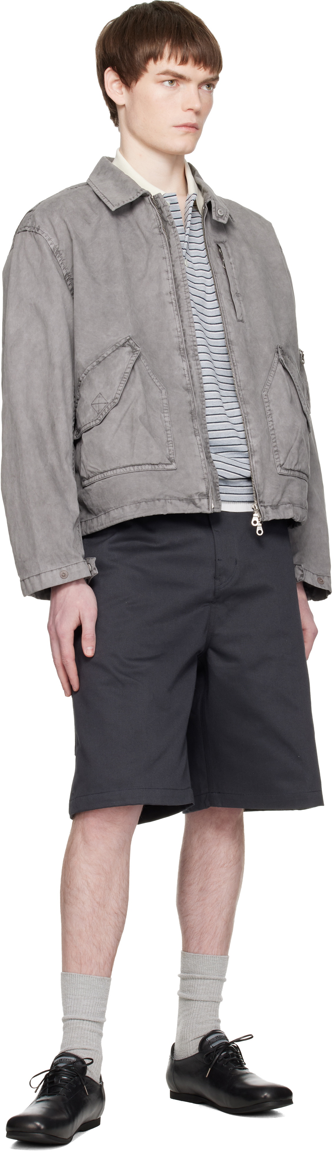 COOR Gray Organic Cotton Washed MK-3 Jacket
