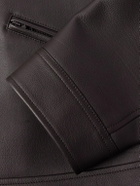 Loro Piana - Gail Full-Grain Leather Jacket - Black