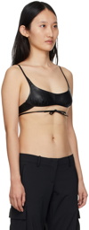 Miaou SSENSE Exclusive Black Gemini Bra