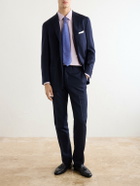 Kiton - Straight-Leg Virgin Wool Suit Trousers - Blue