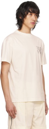 Palm Angels Off-White Monogram Stud T-Shirt