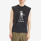 Heresy Men's Skeleton Vest in Ash