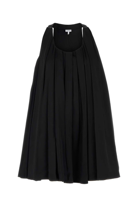 Photo: Loewe Black Satin Mini Dress