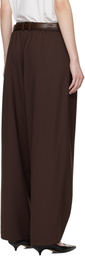 Cordera Brown Tailored Masculine Trousers