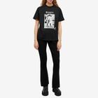 Kwaidan Editions Women's Kwaidan T-Shirt With Bizarre Print in Black Bizarre Print