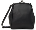 YOHJI YAMAMOTO Black Clasp Shoulder Bag