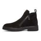 Giuseppe Zanotti Black Suede Disparr Boots