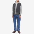 Drake's Men's Hoody in Grey Melange