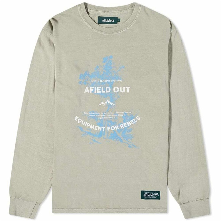Photo: Afield Out Men's Long Sleeve Burroughs T-Shirt in Sand