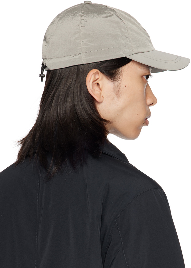 Stone Island Taupe Nylon Metal Cap Stone Island