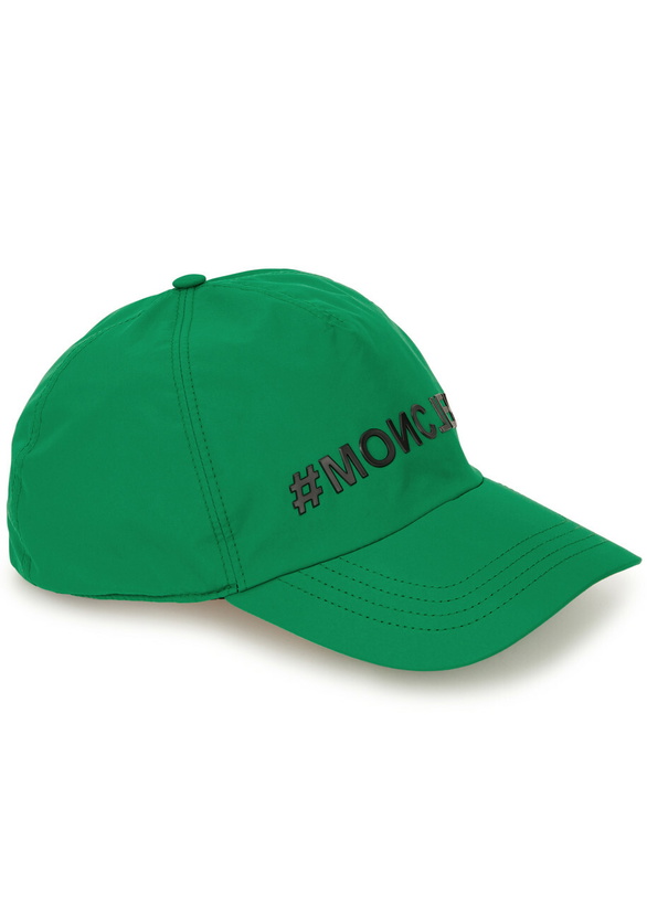Photo: Moncler Grenoble Logo Shell cap - Green