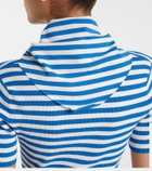 Max Mara Striped scarf-detail knitted top