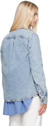 TOTEME Blue Petite Denim Shirt