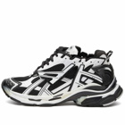 Balenciaga Men's Runner Sneakers in White/Black