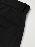 Nanushka - Cian Wide-Leg Pleated Woven Trousers - Black