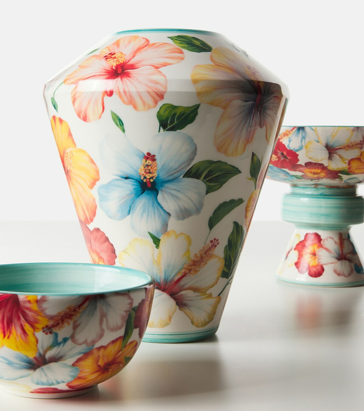 Dolce&Gabbana Casa Floral ceramic vase