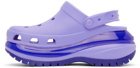Crocs Purple Mega Crush Clogs