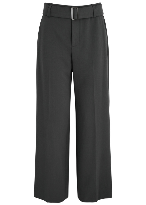 Photo: Vince Belted Wide-leg Trousers Grey