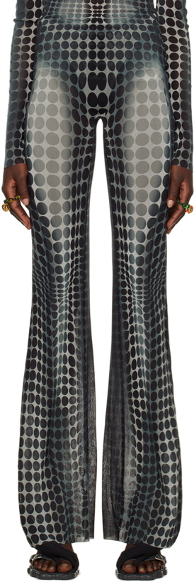 Photo: Jean Paul Gaultier SSENSE Exclusive Gray Dots Lounge Pants