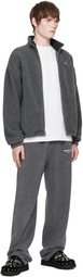 Alexander Wang Gray Reversible Funnel Track Jacket