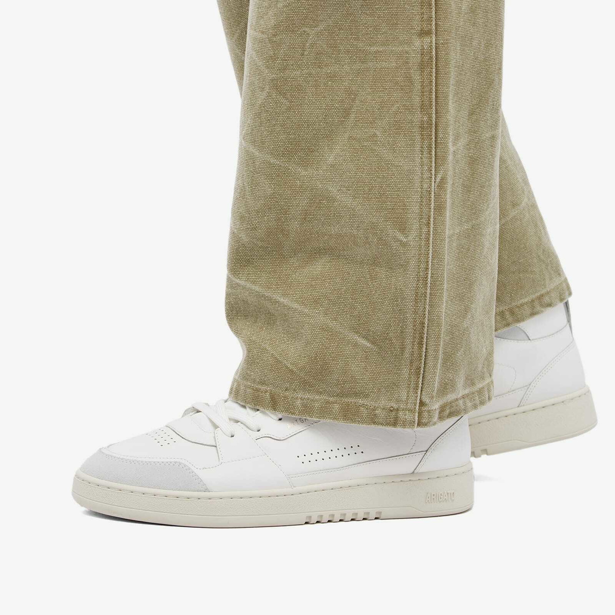Axel Arigato Men's Ace Hi-Top Sneakers in White/Grey
