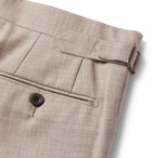 Thom Sweeney - Slim-Fit Tapered Wool Suit Trousers - Neutrals