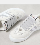 Gucci Screener embellished leather sneakers