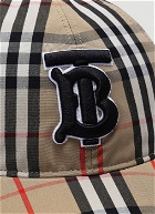 TB Vintage-Check Baseball Cap in Beige
