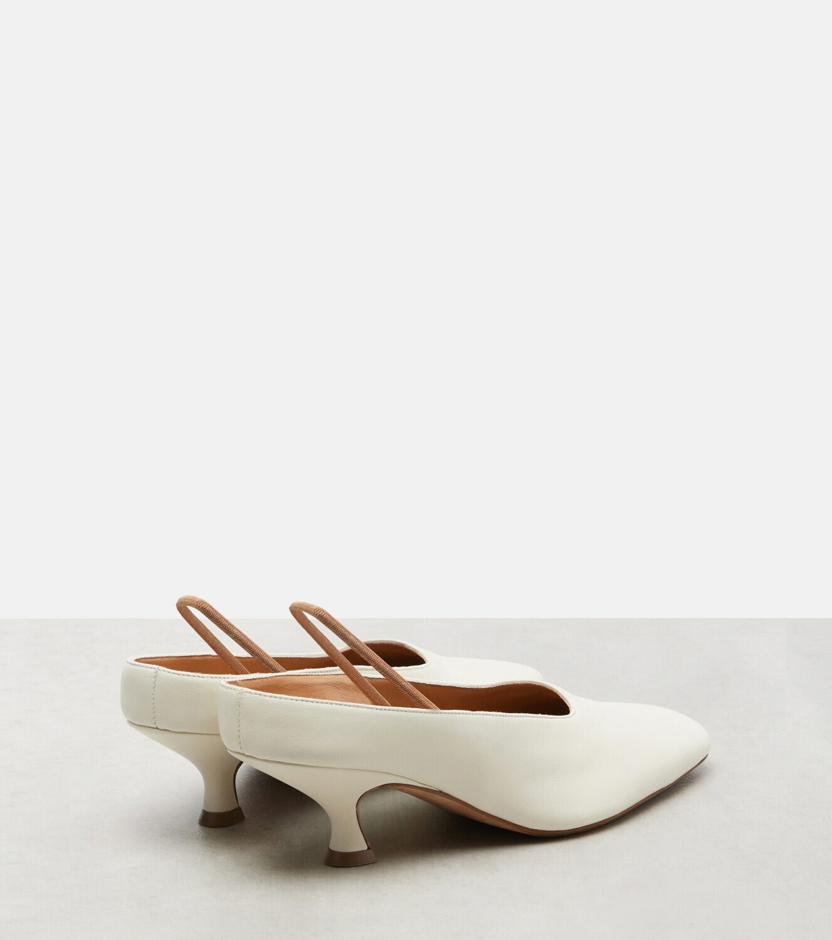 Calvin Klein Collection Anna leather slingback pumps