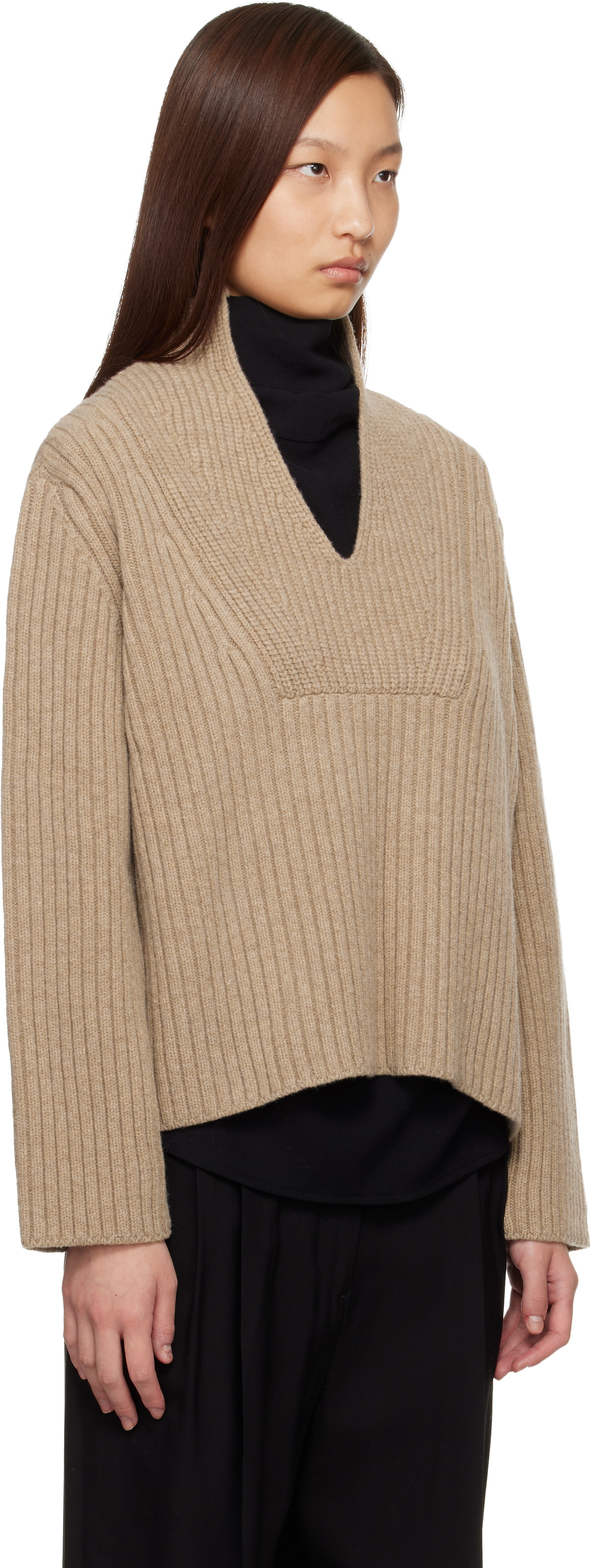 Proenza Schouler Beige Proenza Schouler White Label Meron Sweater