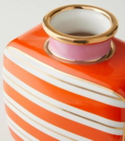 Jonathan Adler Portofino striped porcelain vase