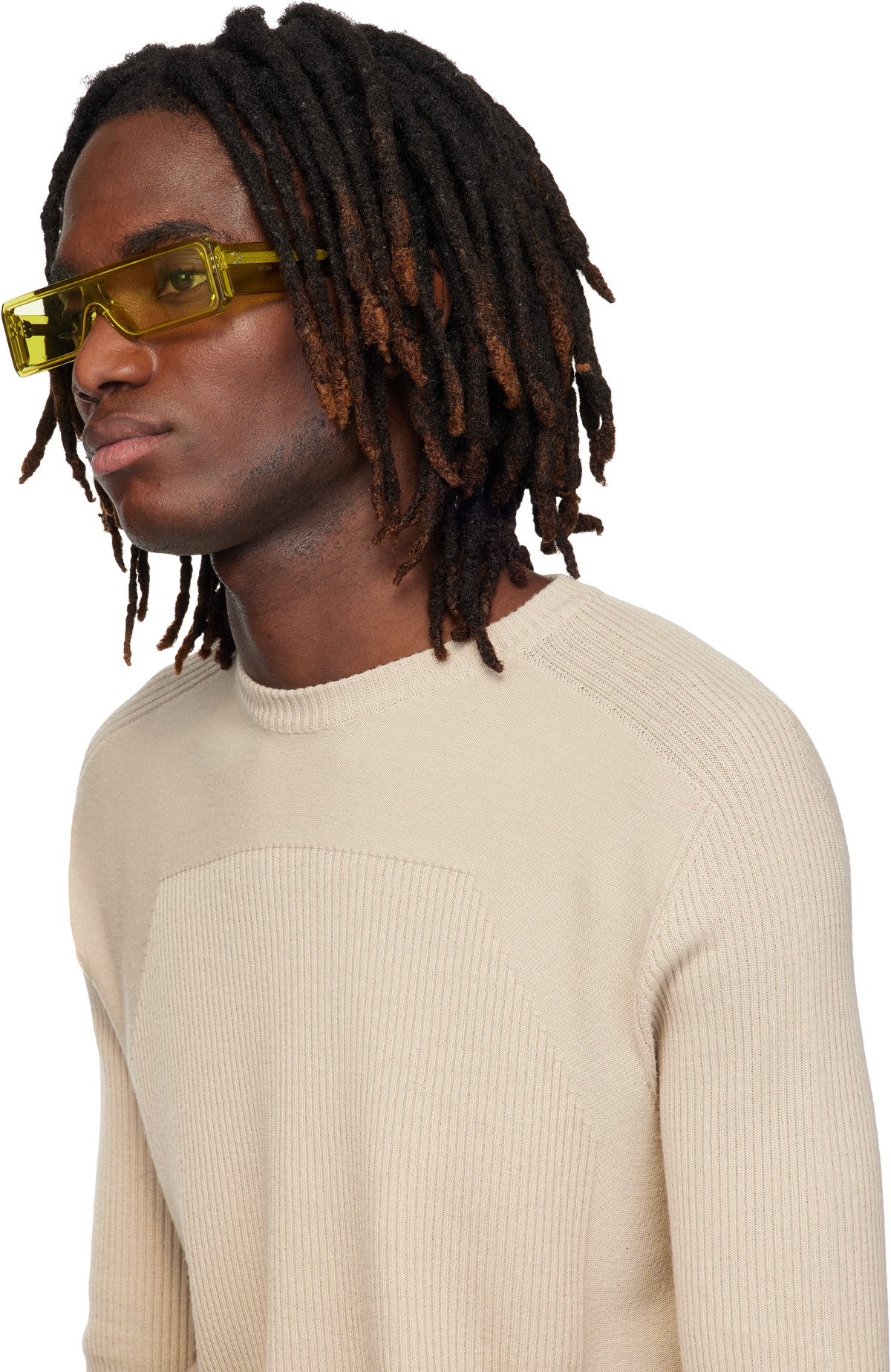 Rick Owens Yellow Gethshades Sunglasses