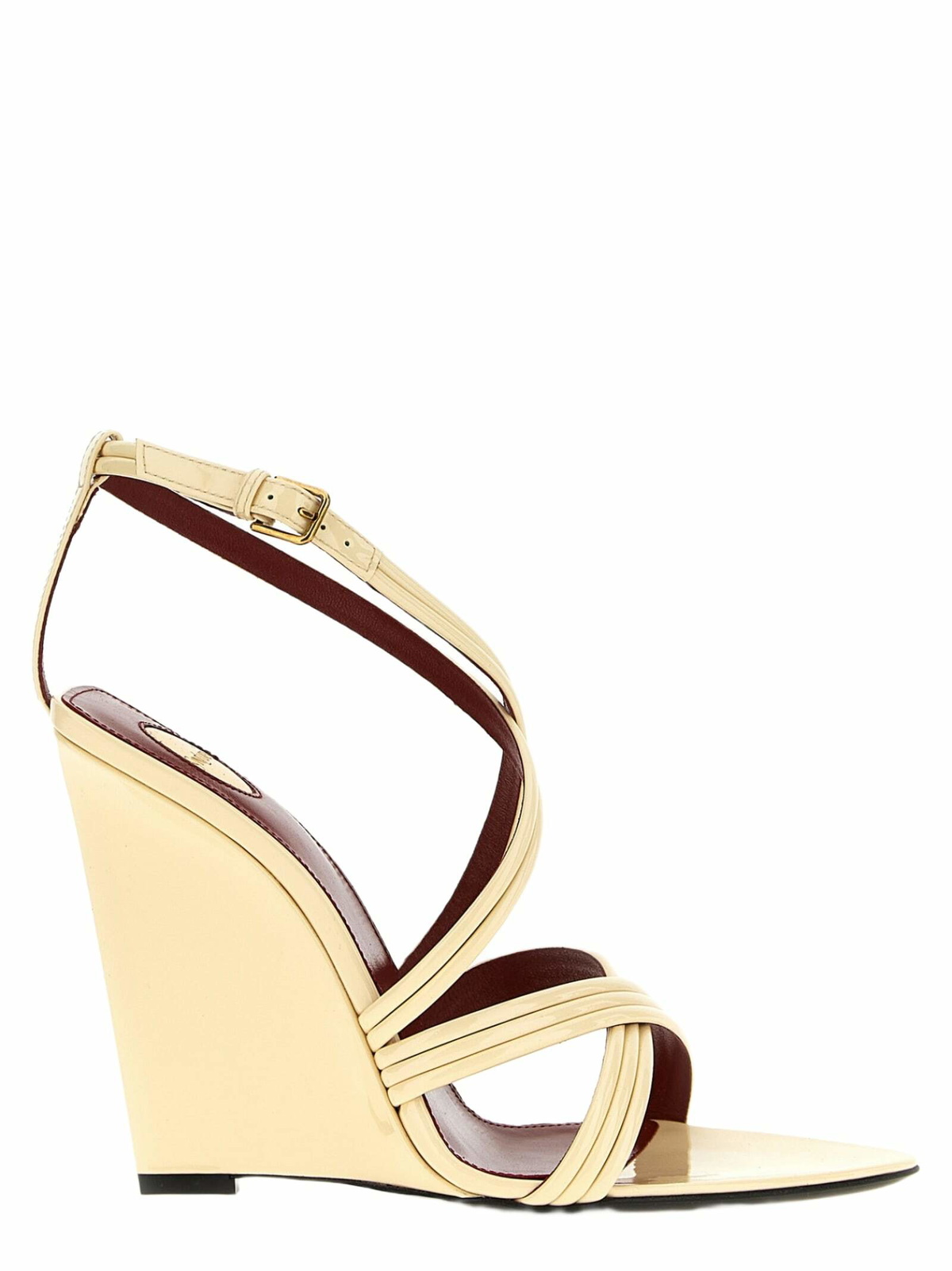 Saint Laurent Bridget 40 Rive Gauche Leather Sandals Saint
