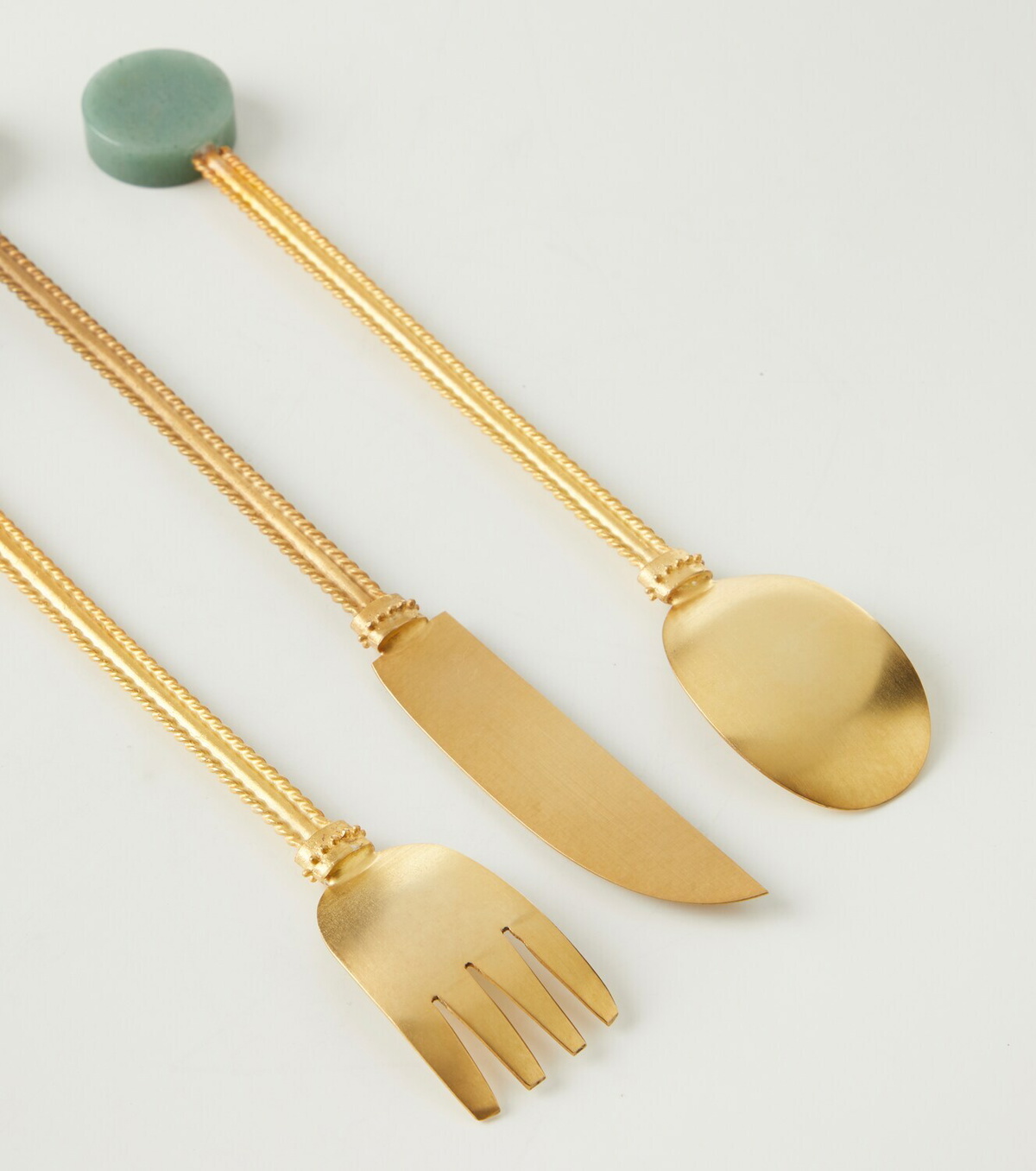 Natalia Criado Gold-plated cutlery set