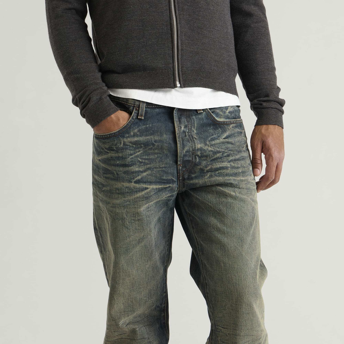 Acne Studios Men's 2010 Chana Jeans in Mid Blue