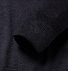 Berluti - Wool Polo Shirt - Men - Midnight blue