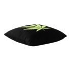 The Elder Statesman Black Pot Leaf Pillow