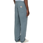 Carhartt Work In Progress Blue Double Knee Trousers