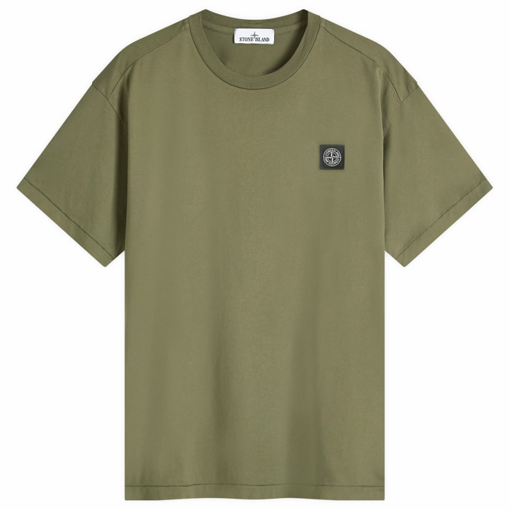 Photo: Stone Island Men's Patch T-Shirt in Musk