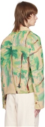 Emporio Armani Green Palm Tree Jacket