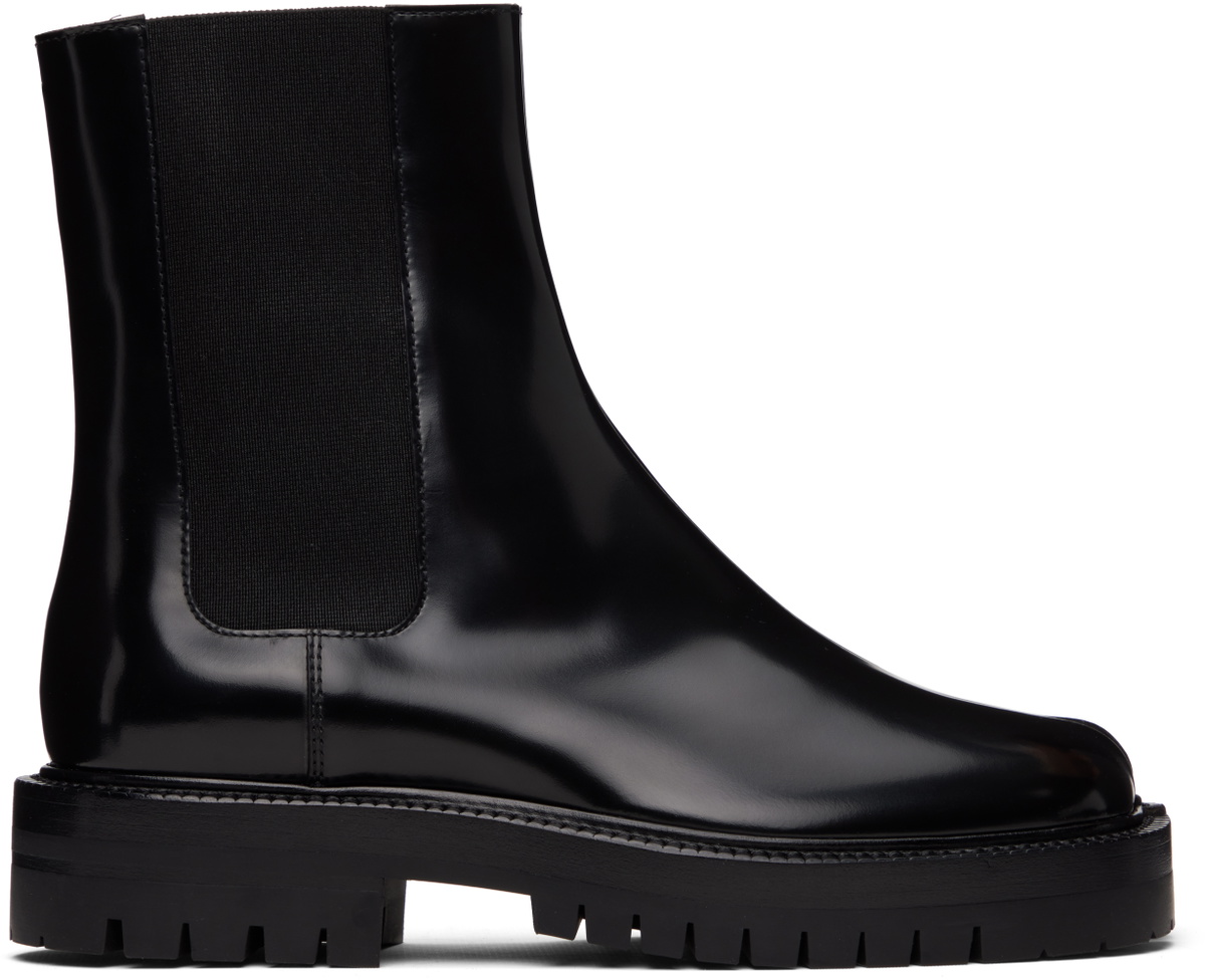 Maison Margiela Black Tabi Chelsea Boots