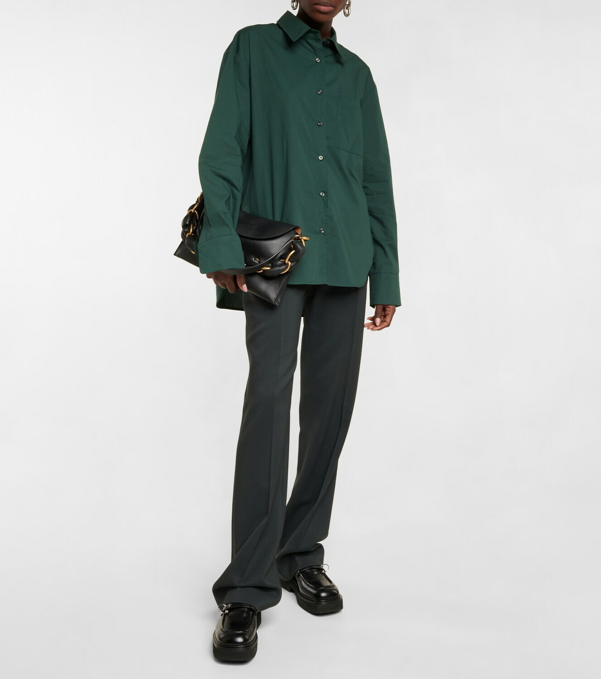 The Frankie Shop - Lui cotton poplin shirt