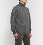 The Row - Asher Mélange Camel Hair-Blend Rollneck Sweater - Gray