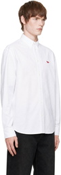 Maison Kitsuné White Profile Fox Regular Shirt