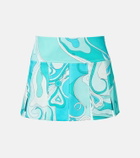 Pucci Orchidee cotton-blend gabardine miniskirt