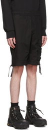 Stone Island Black Paracadute Shorts