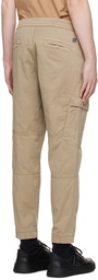 BOSS Beige Paneled Cargo Pants