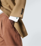 Mateo Sterling silver cufflinks with emeralds