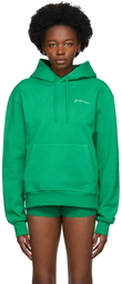 JACQUEMUS Green 'Le Sweatshirt Brodé' Hoodie