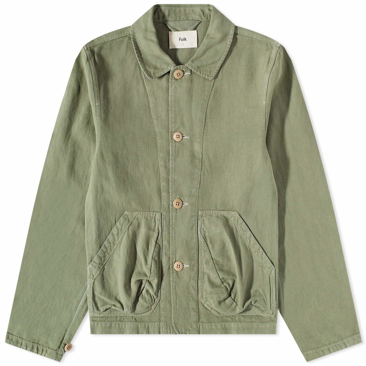 Folk Men s Prism Jacket in Dark Olive Folk